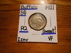 1921 Buffalo Nickel VF SWEET!!!! Tough Date!!!!!!!!