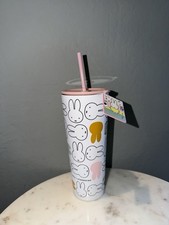2026 Starbucks x Miffy Pink Straw Cup Stainle...