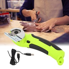Cordless Electric Scissors Handheld Fabric Cutter 240RPM Rechargeable Tool Green