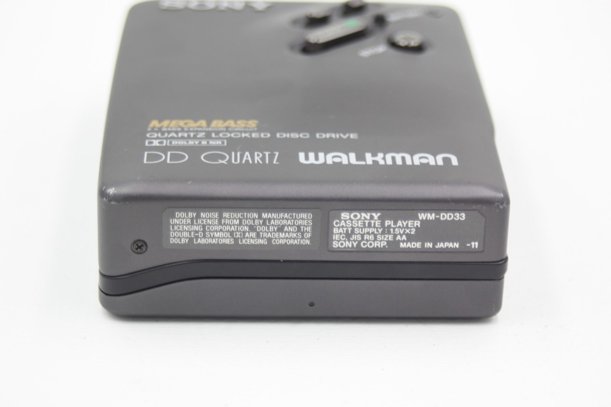 【稀少品】SONY ソニー WM-DD33 ウォークマン 本体のみ Sony WM-DD33 Walkman Quartz Direct Drive Grey - Made in Japan