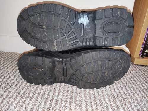 Groundwork Unisex Steel Toe Cap Boots, Black, Mens Size 6, Woman's Size 8, Good - Picture 10 of 10