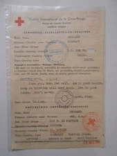 CAIRO  to Guernsey & back  jan  1942  Red Cross message  channel islands 2ww