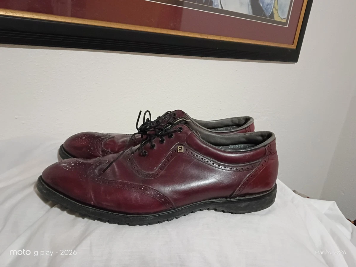 Chaussures De Golf FootJoy Classic Noir - 10,5 C LaRossa - Restaurées