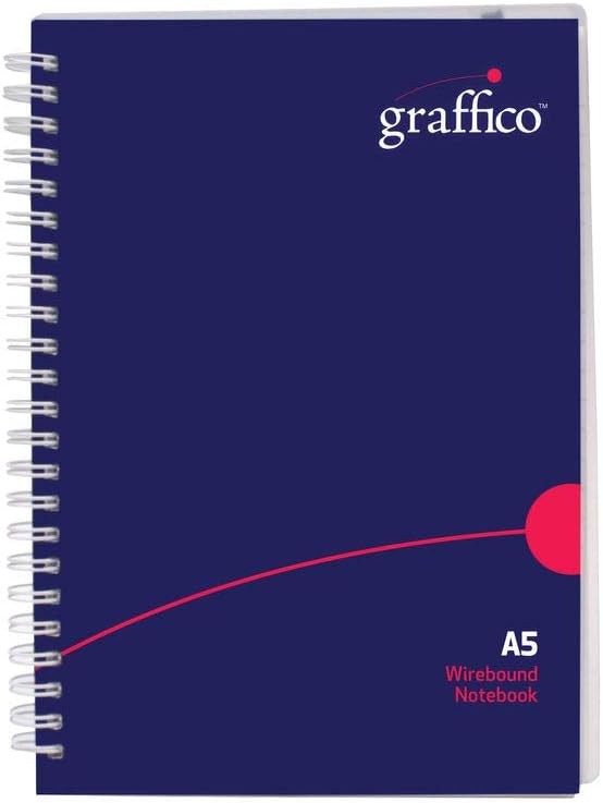 A5 Twin Wire Polypropylene Notebook of 140 Pages (Pack of 1)