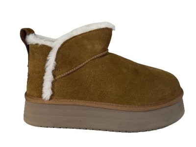 Koolaburra by UGG Ultra Mini Platform Brown Women's Size 8 Narrow