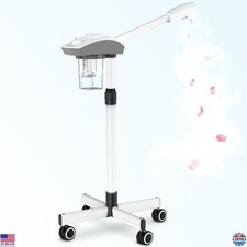 Professional Facial Steamer on Wheels with Ozone Mist for Spa  Personal Care