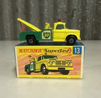 Matchbox Superfast No. 13 Dodge Wreck Truck with Original Box - EXCELLENT!! - image 1 of 4