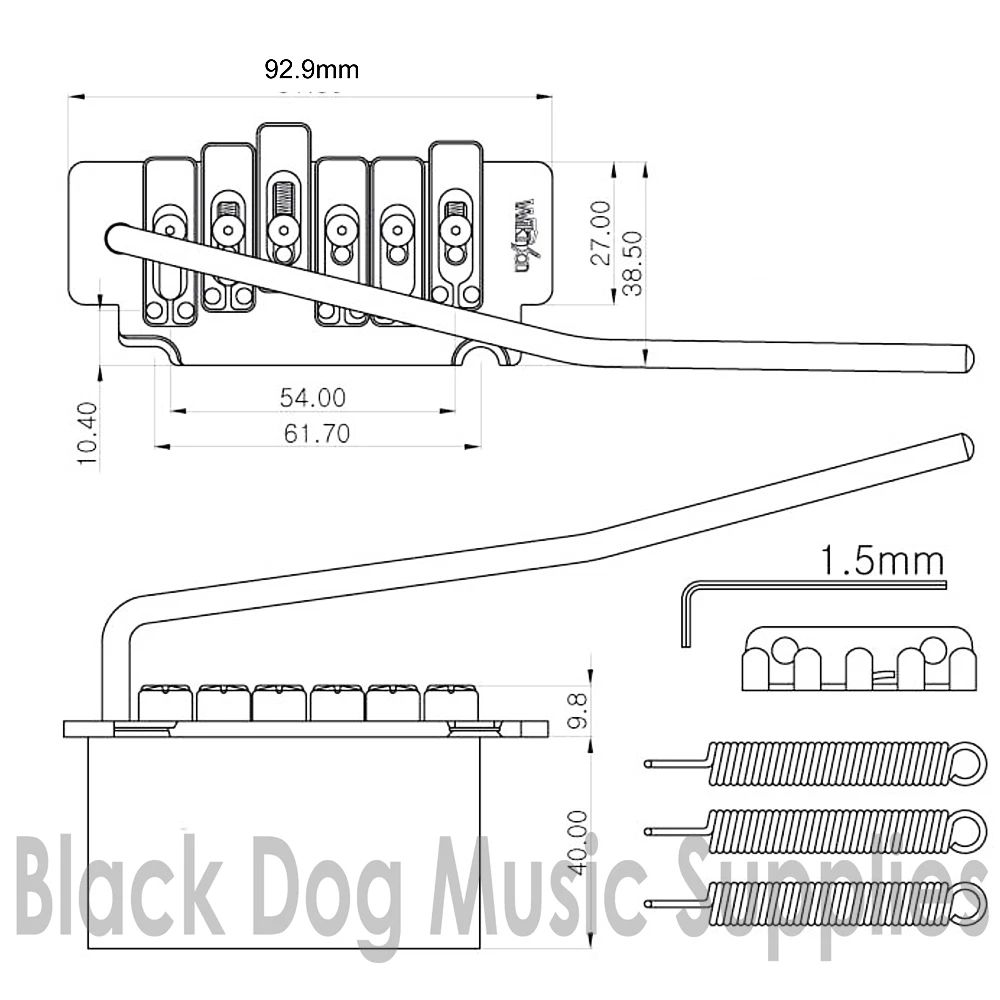 Wilkinson vs50 tremolo outlet