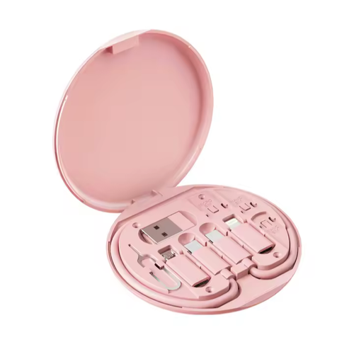 Custodia Cavo Multifunzione Portatile 5 in 1 65W Ricarica Rapida Cavo Accessori Box - Foto 16 di 16