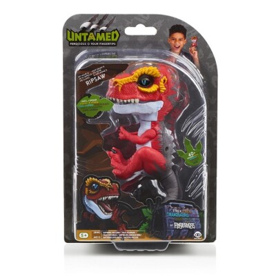 UNTAMED T-Rex's Ripsaw Dinosaur Figure 40+ Sounds, Reacts To Touch