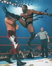 BOOKER T Signed 8x10 WWE WCW WWF KING Photo Authentic Autograph JSA COA Cert