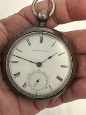ANTIQUE 18S AMERICAN WALTHAM POCKET WATCH - PS BARTLETT - WORKING - CIRCA 1870