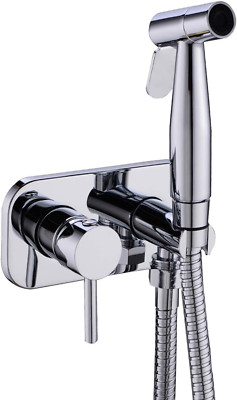 Luxury Brass Bidet Spray Set - Chrome Handheld Warm Water Shattaf