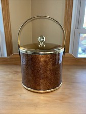 Shelton-Ware Metallic Cover and Handle Ice Bucket Towle Co Made in the USA.
