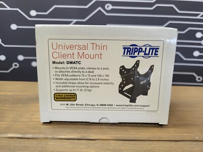 Tripp Lite DMATC Universal Thin Client Monitor Mount Bracket