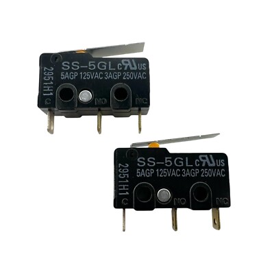 Omron SS-5GL Straight Lever Limit Micro Switch 5A 125VAC - US Stock