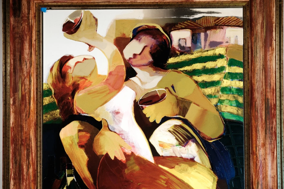 Hessam Abrishami "Sweet Afternoon" Hand Signed L.E. 58/75 Framed Giclee/Aluminum - Image 4 of 4