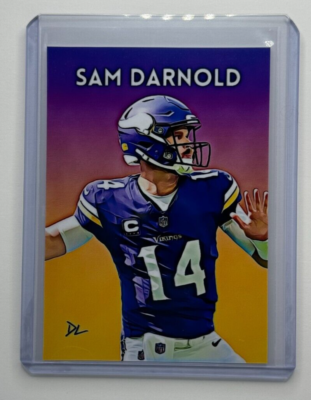 Sam Darnold Limited Edition Artist Signed 