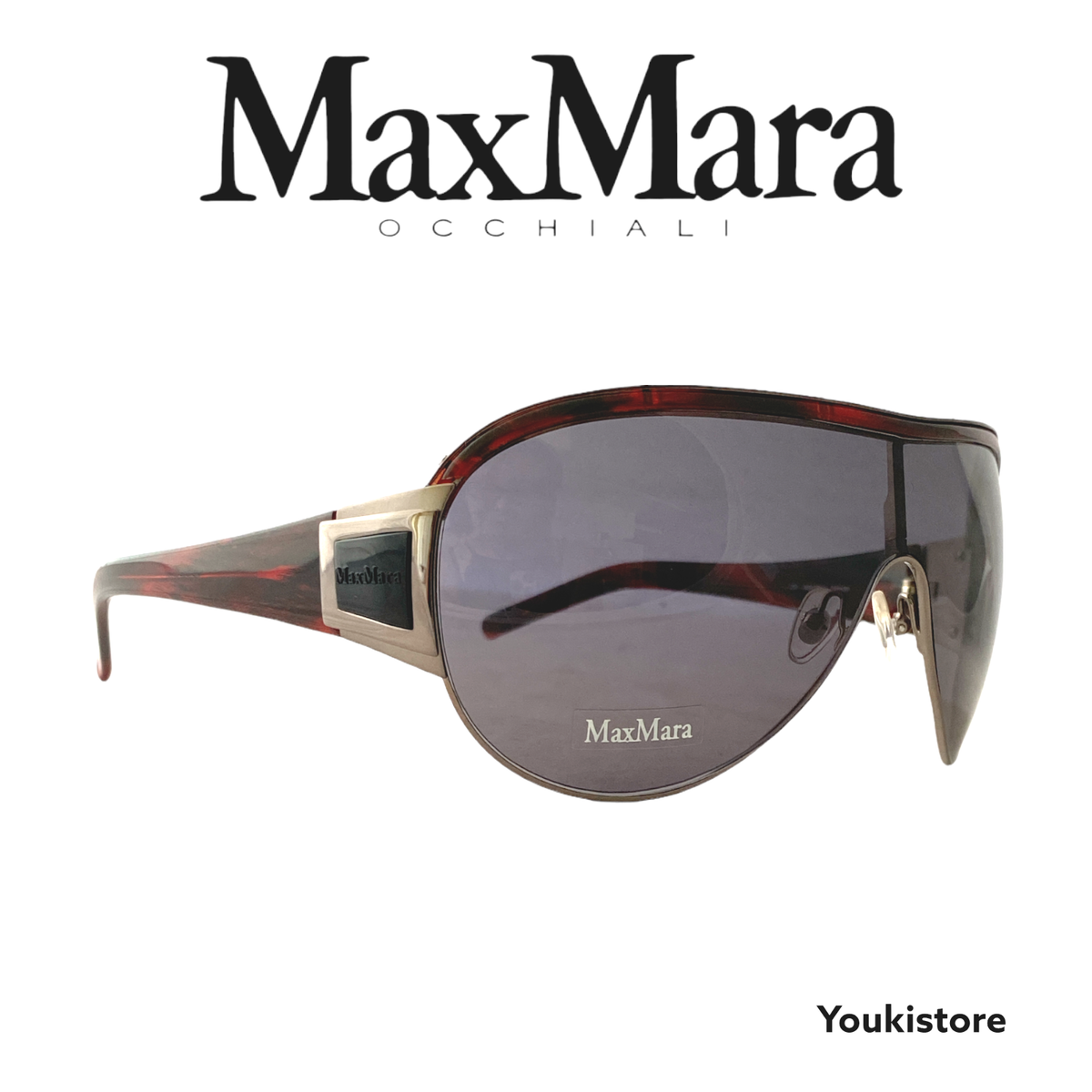 MAX MARA occhiale da sole MM 888/S RSRON Sunglasses Made in Italy