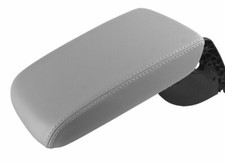 Console Lid Pull Over Armrest Cover Leather For Vw Passat 2011-2018 Gray Console Lid Pull Over Armrest Cover Leather For Vw Passat 2011-2018 Gray