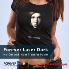 Forever Laser Dark No-Cut A  B Heat Transfer Paper 11" x 17" - 20 sheets