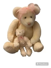 Gund Make A Wish Teddy Bear Zales Diamond Store White Bear Baby Pink