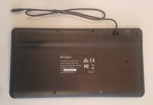 Kensington Wired Keyboard With Lightning Connector For iPad K72447WW Black, - Picture 2 of 4