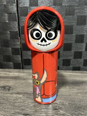 Disney Pixar Coco Miguel And Dante Tin Water Bottle Thermos | eBay