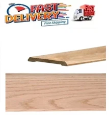 3 ft. Interior Door Threshold, Solid Oak 5" W x 1/2" D, Flat Top, Low Profile