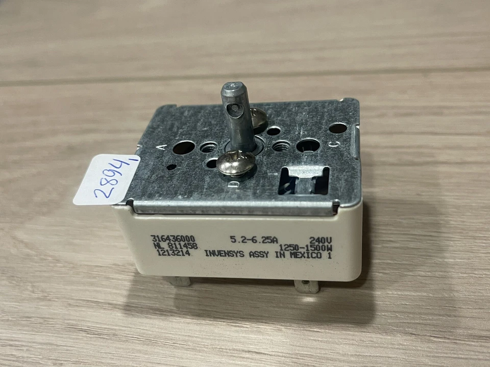 Interruptor de elemento de superficie Frigidaire Range FFEF3011LWD 316436000 Foto 4 de 4