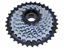 ORIGINAL! 8 SPEED MULTIPLE FREEWHEELS 13/34T INDEX MFM-56 ZINC/BLACK SUN RACE.