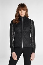 Green Lamb Gerry Quilted Ladies Golf Gilet - Black Size 18