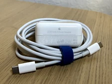 Genuine Apple OEM A2164 30W USB-C AC Power Adapter with USB-C Cable, Very Good