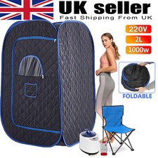 Portable Steam Sauna Spa Room Full Body Slimming Detox Therapy Tent Indoor Chair