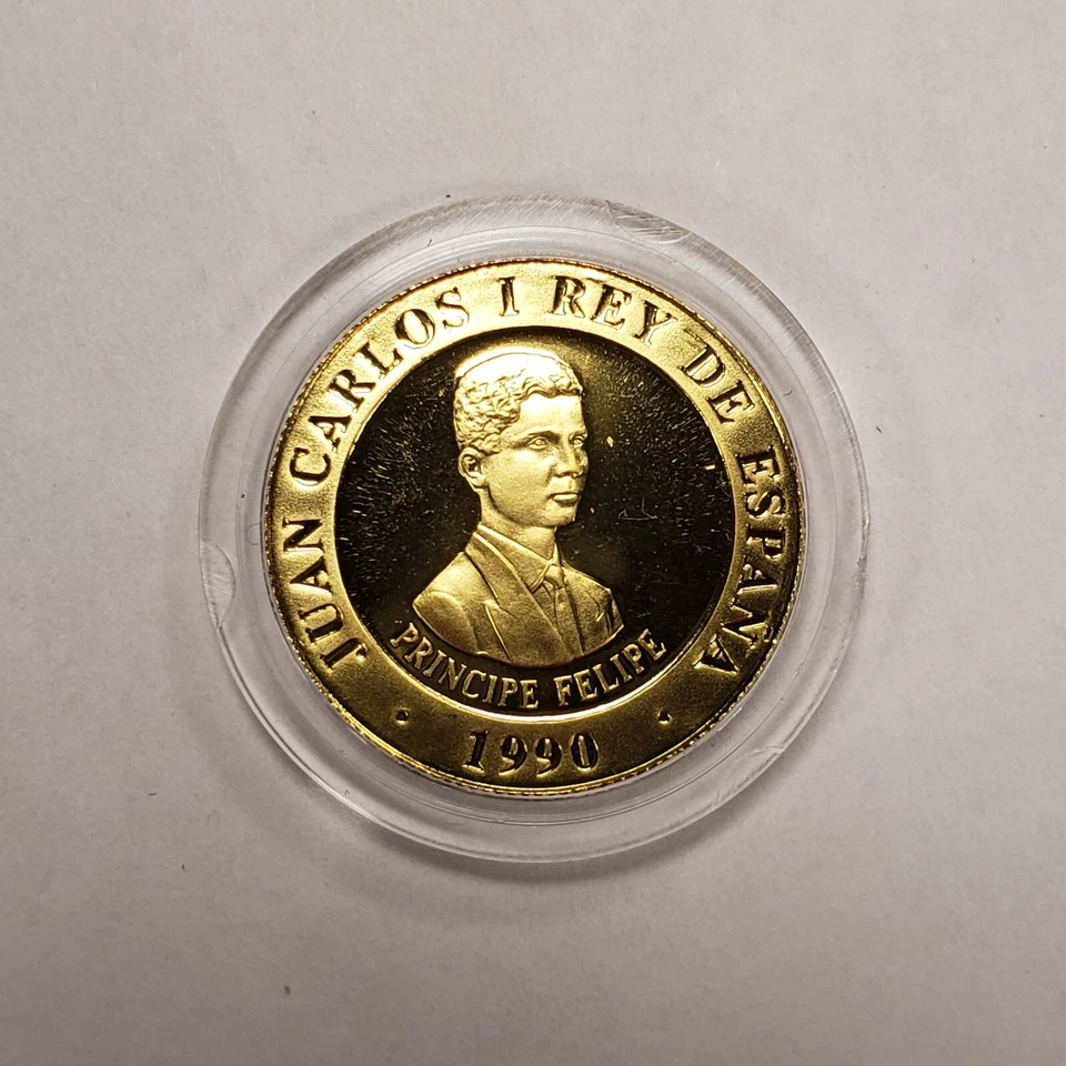 1992 Spain 10000 Pesetas Olympic Gold Proof Coin - OGP CoA - 0.1082 AGW - G3847 - Image 3 of 4