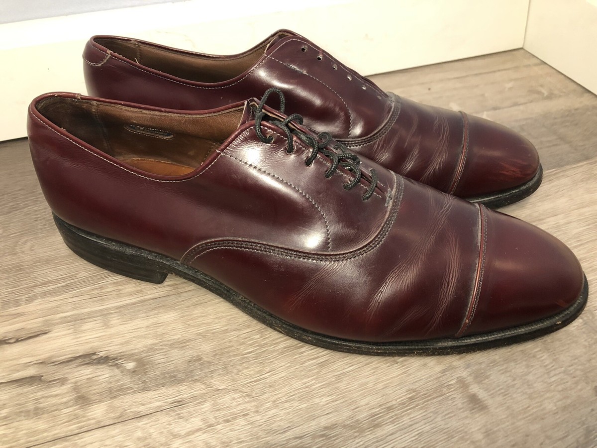 Allen edmonds park Avenue Brown Cap-toe Oxford Shoes Size 10.5 D