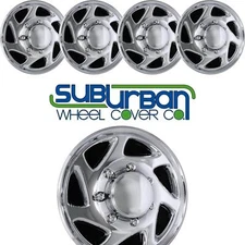 FITS 1995-2018 Ford Econoline Van / 16" CHROME Replacement Hubcaps 9416AC SET