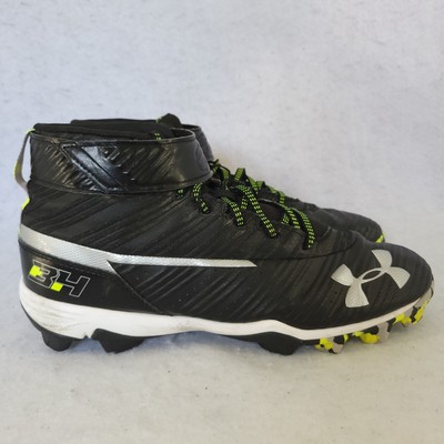 Under Armour Baseball Cleats Mens 8.5 Black Harper 3.4 MID  display picture 2