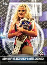 Alexa Bliss 2021 Topps SmackDown Wrestling Card