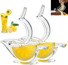 2 Pack Bird Lemon Squeezer Lemon Juicer Acrylic Manual Juice Portable Fruit Home