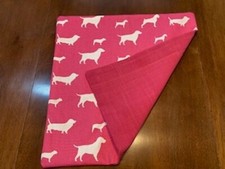 Various Dog Breed on Fuchsia background Decorative pillow cover 16x16 reversible