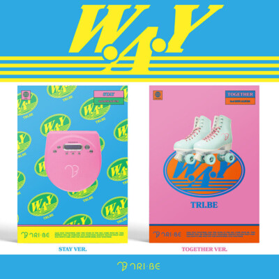 TRI.BE [W.A.Y] Album 2 Ver SET 2CD+2 PhotoBook+2Tag+2Film+4 Card+2 Poster SEALED