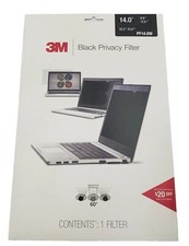 3M PF17.3W Widescreen Privacy Computer Filter - Black