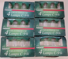 Christmas Replacement Outdoor Light Bulbs C 9 1/4 - 23 Clear Bulbs  See Descrip
