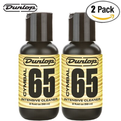 2-PACK Dunlop 6422 Formula 65 Cymbal Intensive Cleaner 2 Fl Oz