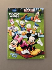Disney Mickey Mouse Big Fun Book To Color Coloring  Activity Book USA Made New