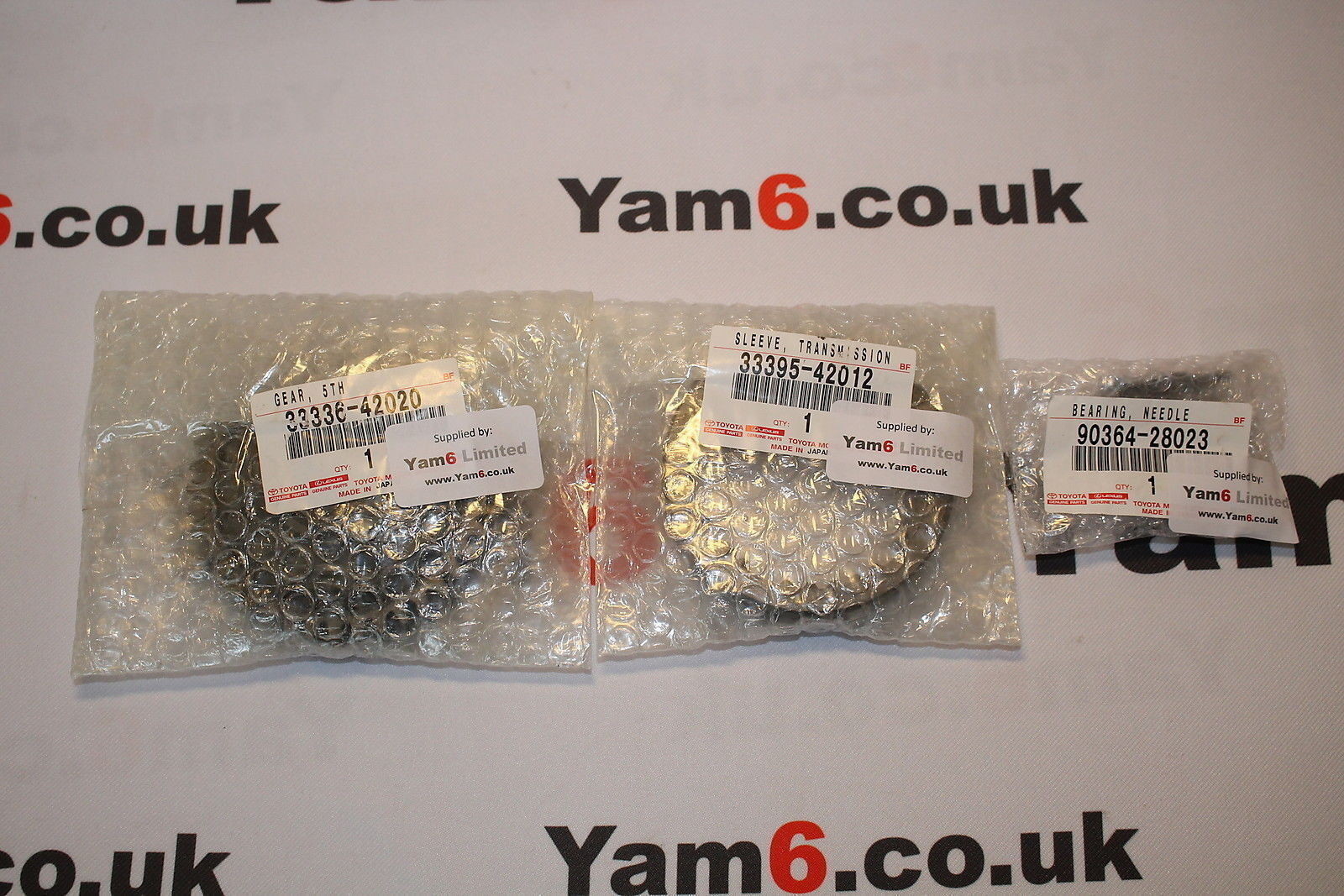 GENUINE TOYOTA 5TH GEAR REPAIR KIT 41 TEETH, 3PC FITS 3333642020 eBay