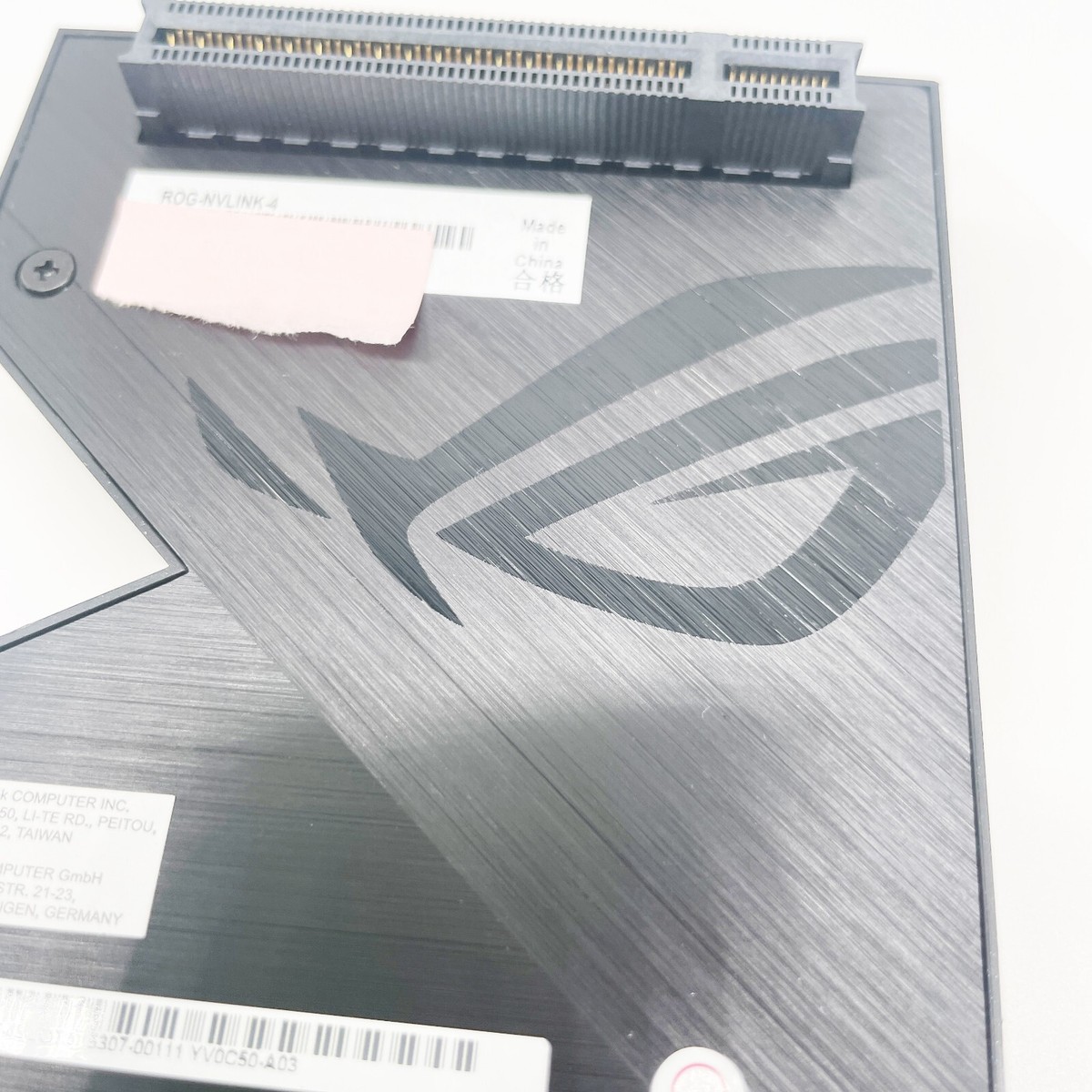 ASUS ROG NVLINK Bridge 4 slot RTX 20 Series SLI Used | eBay ASUS ROG NVLINK Bridge 4 slot RTX 20 Series SLI Used | eBay