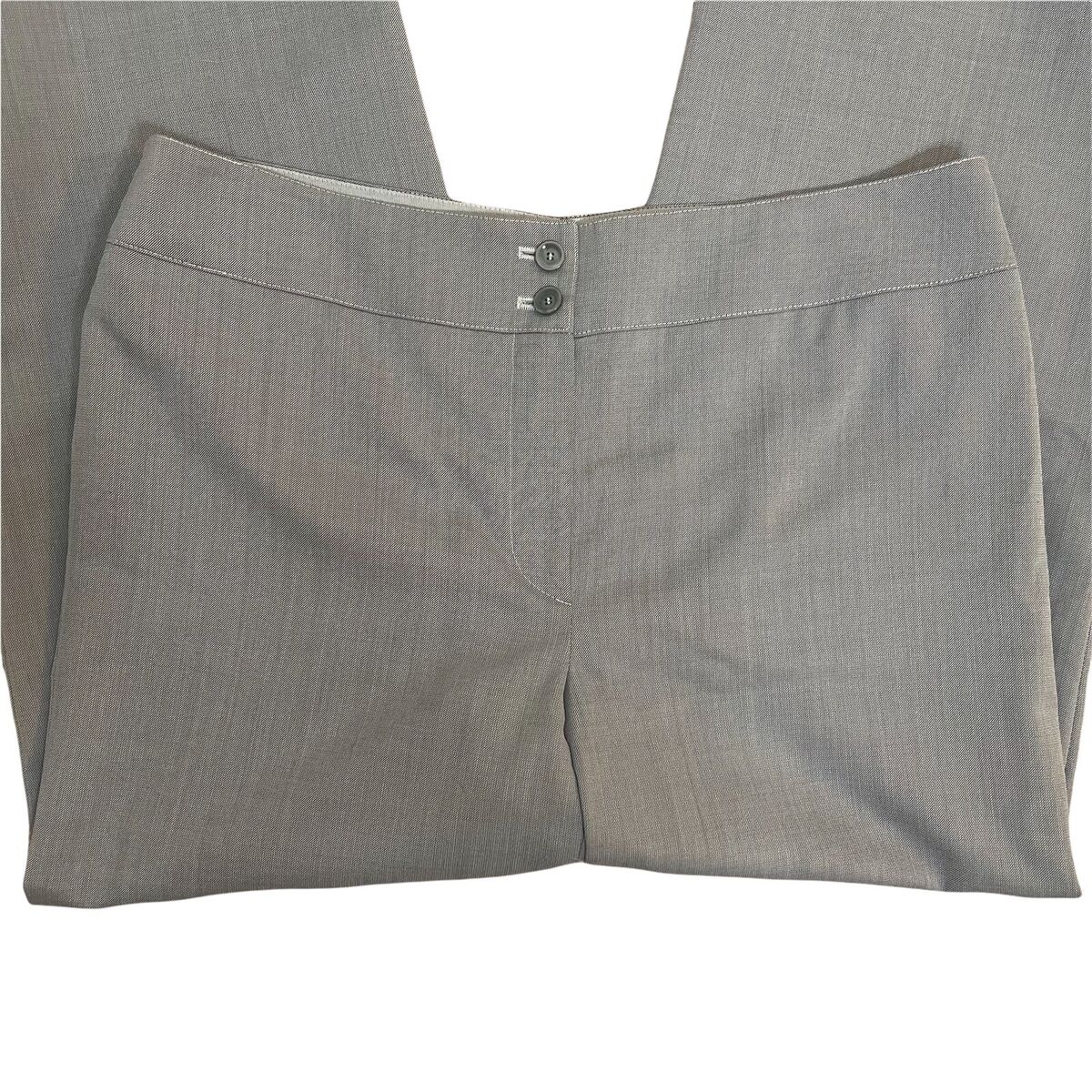 Armani Collezioni gray wide straight leg trousers pants Armani Collezioni gray wide straight leg trousers pants