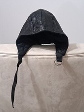 Vintage Aviator/Sidecar Black Leather Helmut